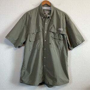 Magellan Outdoors Green Casual Button Down Shirt